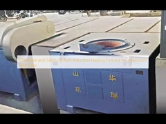 Комплексная и безопасная система Индукционная плавильная печь для алюминия первого класса
