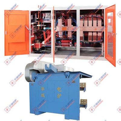 Индукционная печь IGBT Steel Shell с высокой эффективностью плавления и высокими показателями безопасности