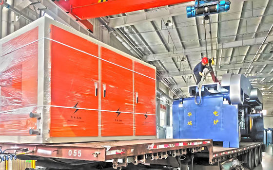 Электрическая индукционная термическая печь для термообработки железа и стали 1500-1700°C