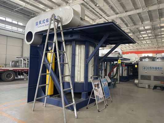 Быстрая скорость плавления Железная плавильная печь с высокой эффективностью теплопередачи и рабочей температурой до 1600 °C